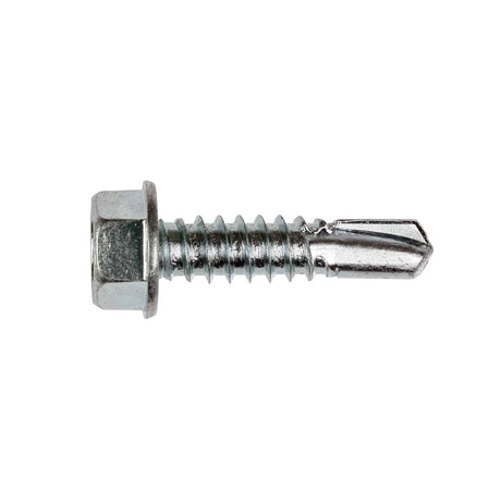Simpson Strong-Tie E1B1414R100 Self-Drilling E Metal Screw Clear-Zinc Coating (100 Pack)