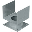 Simpson Strong-Tie ECB66 (6" x 6") Elevated Column Base, Gray Paint