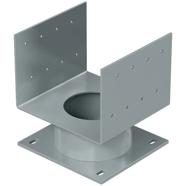Simpson Strong-Tie ECB66 (6" x 6") Elevated Column Base, Gray Paint