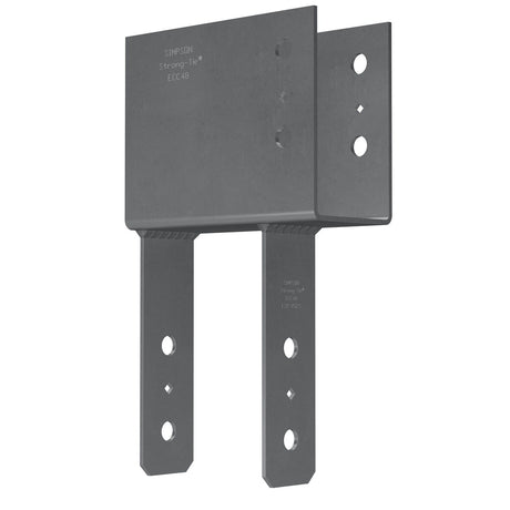 Simpson Strong-Tie ECC48 (4x Beam, 8x Post) End Column Cap - Heavy-Duty Steel Wood Connector - 4