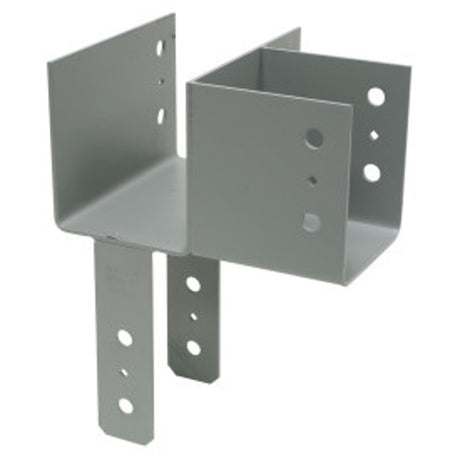 Simpson Strong-Tie ECCLL666HDG L-Shape End Column Cap for 6x Beams and 6x Post, Left Skewed, Hot-Dip Galvanized