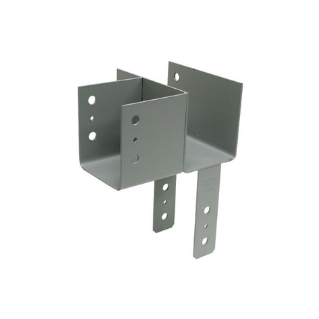 Simpson Strong-Tie ECCLR464 L-Shape End Column Cap for 4x Beams, 6x Post, Skewed Right - Heavy-Duty Steel Connector
