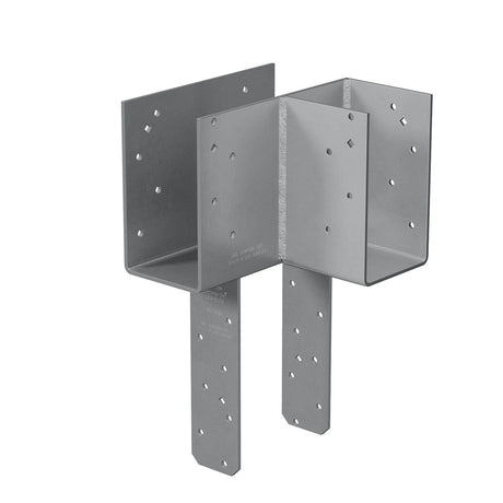 Simpson Strong-Tie ECCLRQ444SDS L-Shape End Column Cap for 4x Beams and 4x Post with SDS Screws, Skewed Right