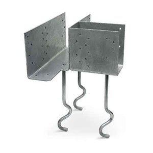 Simpson Strong-Tie ECCLRQMD3.62G-KT (3-5/8 in) Hot-Dip Galvanized L-Shape Embedded Column Cap