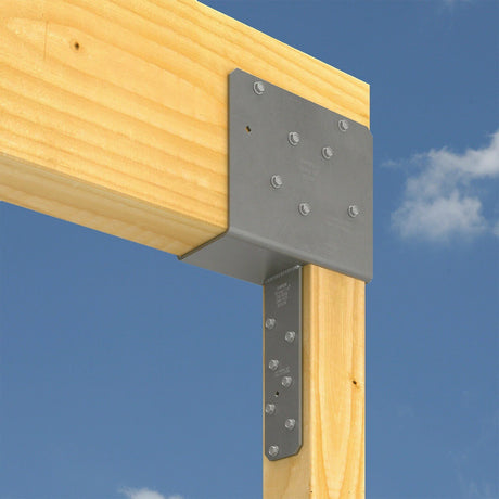 Simpson Strong-Tie ECCQ44SDS2.5-R (4x Beam, 4x Post) Quick Install End Column Cap with SDS Screws - 3