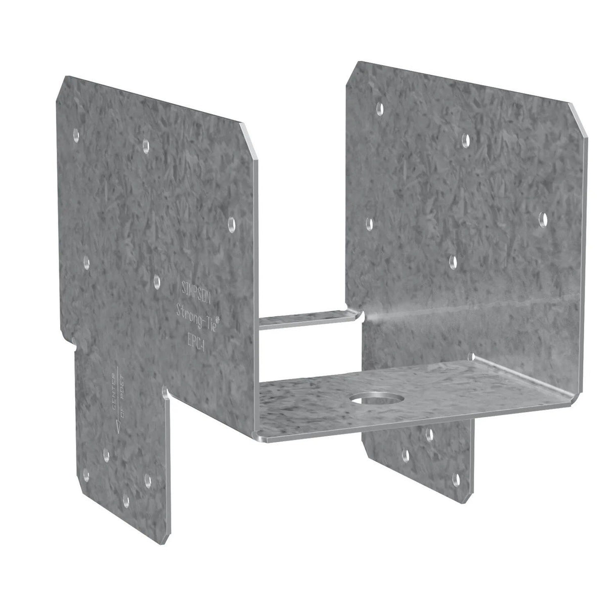 Simpson Strong-Tie EPC4Z (3-9/16") 16 Gauge End Post Cap, ZMAX Finish