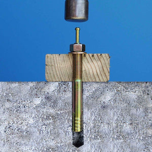 Simpson Strong-Tie EZAC62400 (5/8" x 4") Easy-Set Pin-Drive Expansion Anchor (15 Pack) - 2