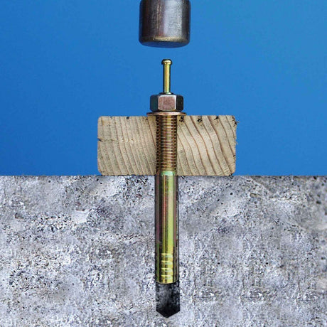 Simpson Strong-Tie EZAC62400 (5/8" x 4") Easy-Set Pin-Drive Expansion Anchor (15 Pack) - 2