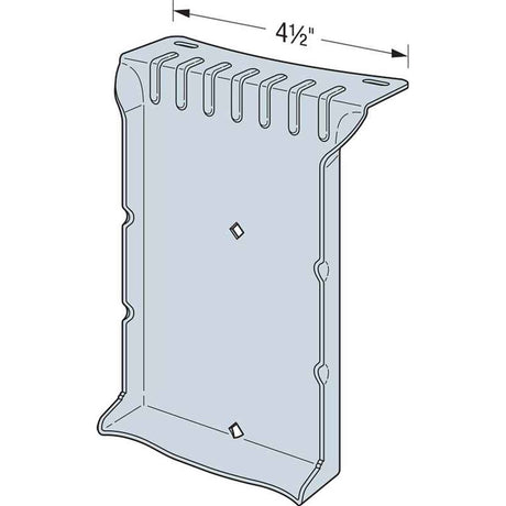 Simpson Strong-Tie F44Z (4" x 4") Panelized Construction Hanger ZMAX Finish