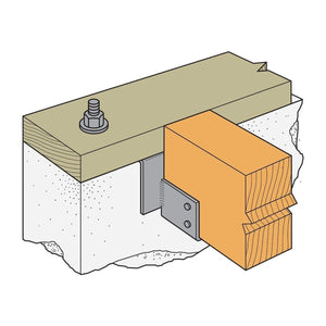 Simpson Strong-Tie GH46-6 (6-in.) GH Top-Flange Hanger for 4x6 Girder, Foundation Wall - 3