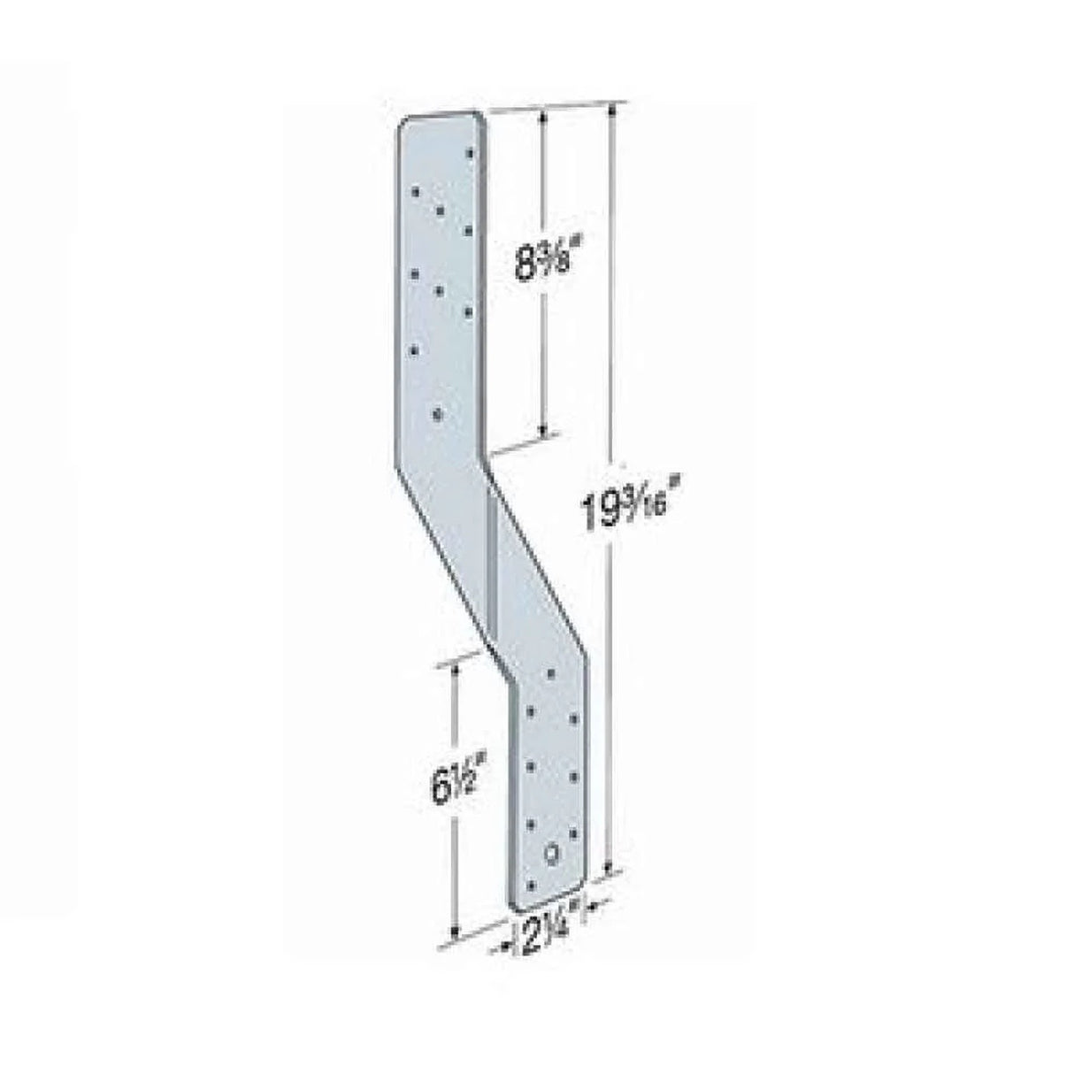 Simpson Strong-Tie H6 (16-Gauge) Hurricane Tie, Galvanized for Wind and Seismic Forces - 2