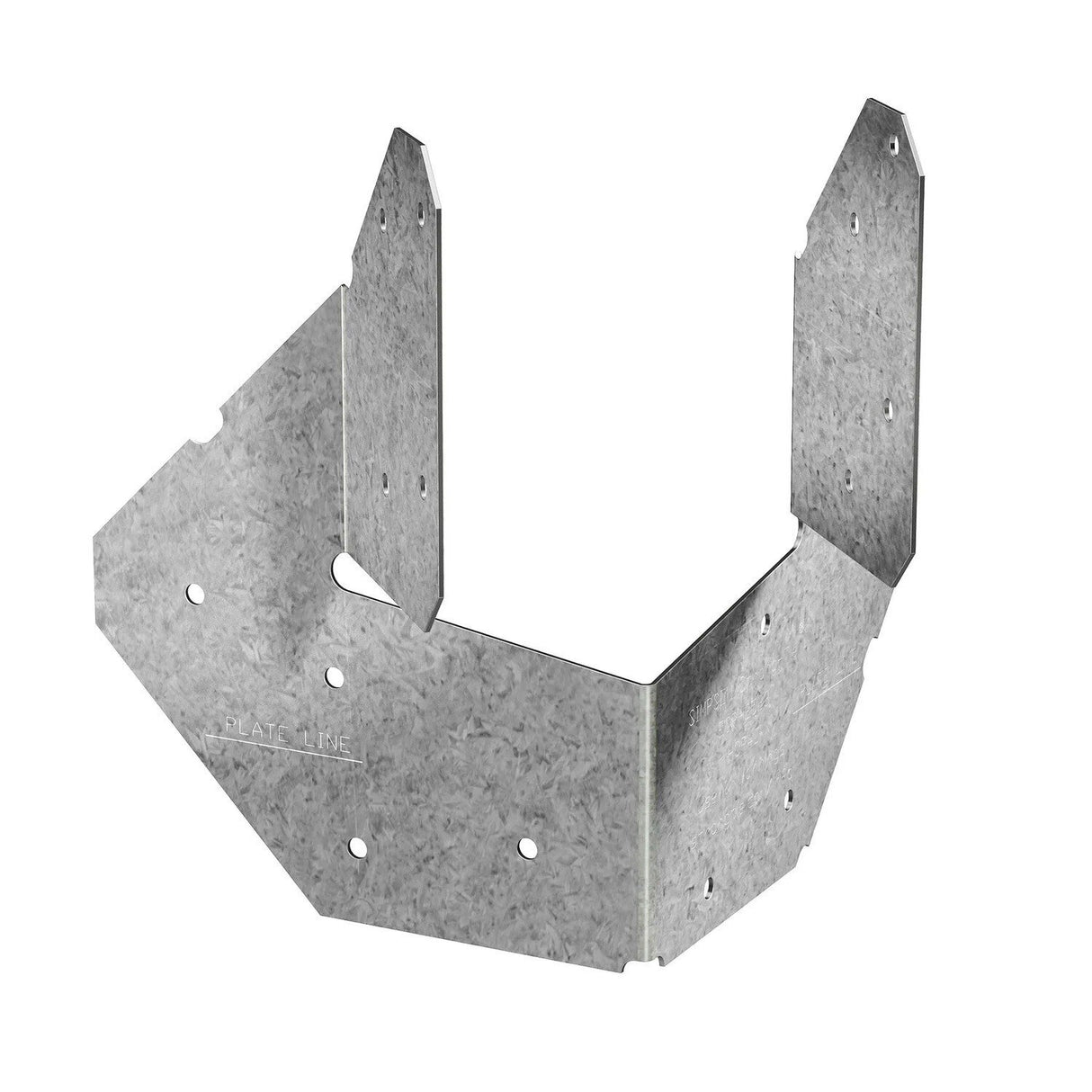 Simpson Strong-Tie HCP2Z (2" x 2x") 18 Gauge Hip Corner Plate - ZMAX Finish