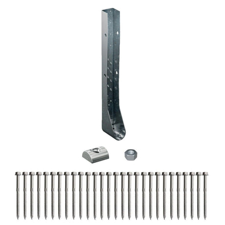 Simpson Strong-Tie HDUE17-SDS4.5HDG (27-7/8") Hot-Dip Galvanized Predeflected Holdown with SDS Screws - 2