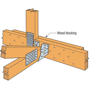 Simpson Strong-Tie HGUS5.50/10 (5-1/4" x 9-1/2") 12Ga Heavy Girder Hanger with Double-Shear Nailing - G90 Galvanized - 2