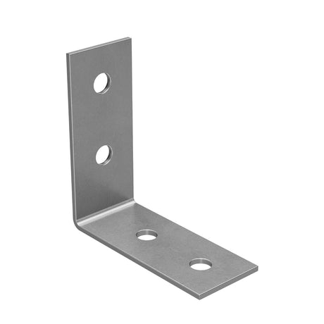 Simpson Strong-Tie HL73 (7-1/4" x 3") 3 Gauge Heavy L-Shaped Angle for Reinforcing Timber Connections - Gray Paint