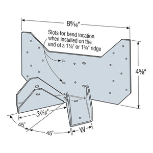 Simpson Strong-Tie HRC1.81 Hip Ridge Connector Galvanized - 2