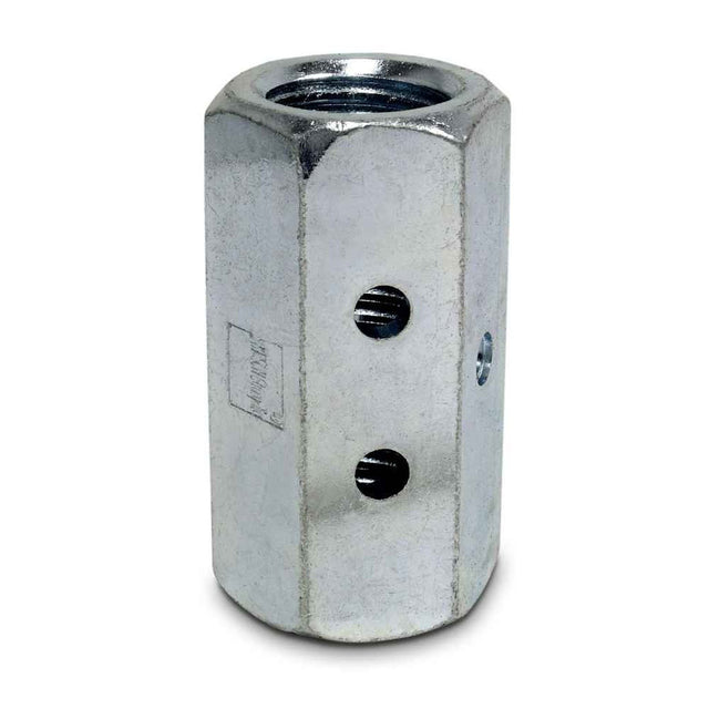 Simpson Strong-Tie HSCNW3/4 (3/4") High Strength Coupler Nut with Witness Hole, Zinc Plated Finish