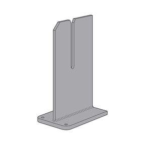 Simpson Strong-Tie HSKP5.75X14.5-W (5-3/4" x 14") Heavy Seated Knife Plate Hanger - Steel
