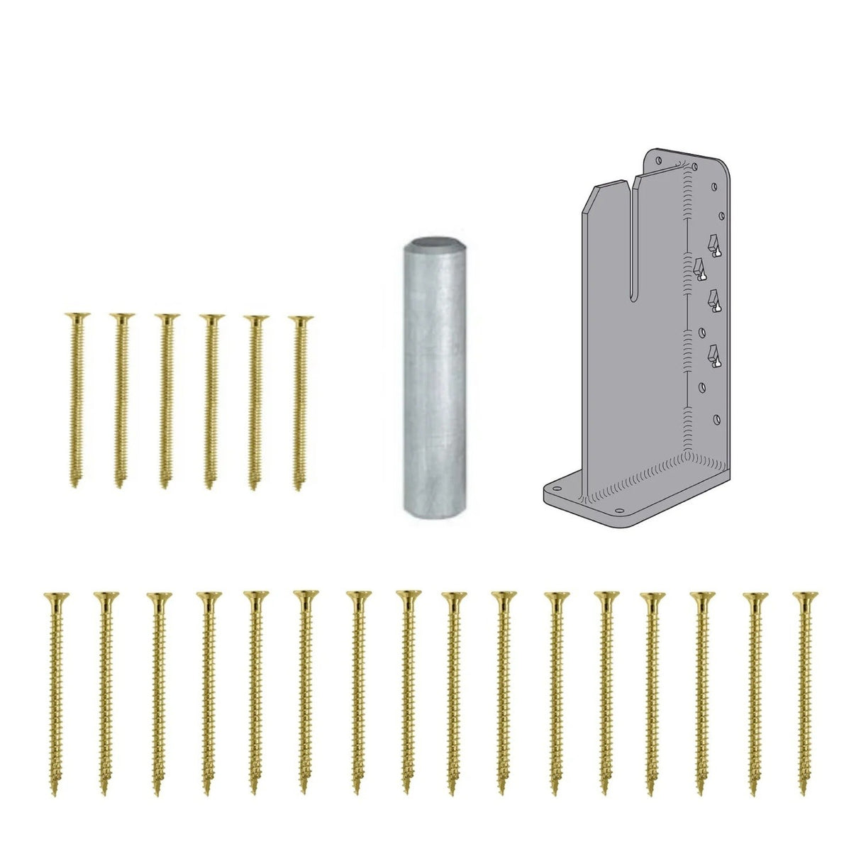 Simpson Strong-Tie HSKP5.75X14.5KT (5-3/4" x 14-1/2") Heavy Seated Knife Plate Hanger Kit - Steel