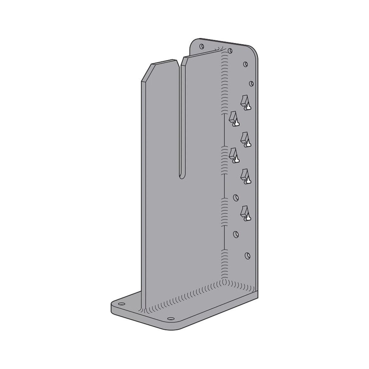 Simpson Strong-Tie HSKP5.75X17 (5-3/4" x 17") High-Capacity Concealed Knife Plate Hanger - Steel - 2