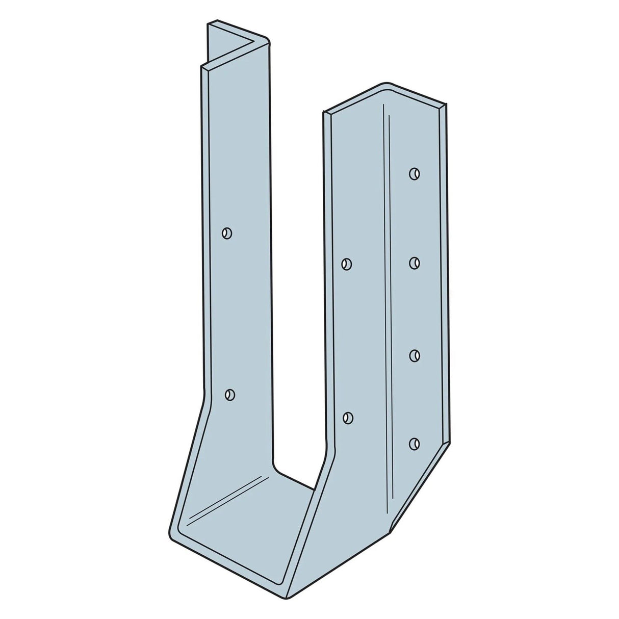 Simpson Strong-Tie HU2.1/9 (9-3/16") 14 Gauge Face Mount I-Joist Hanger - G90 Galvanized