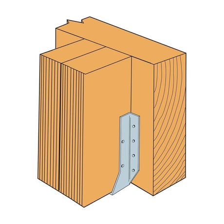 Simpson Strong-Tie HU210-2 (Double 2" x 10") 14-Gauge Galvanized Face-Mount Joist Hanger for Engineered Wood - 3