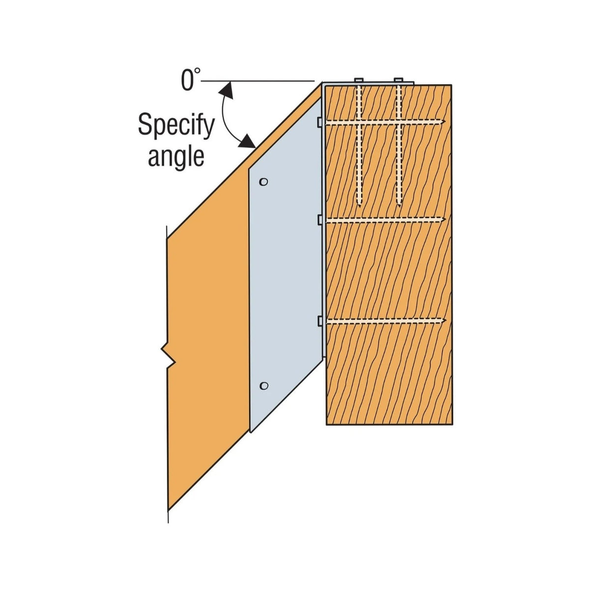 Simpson Strong-Tie HU212TF (2" x 12") 12 Gauge Galvanized Heavy Top-Flange Joist Hanger - 3