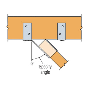 Simpson Strong-Tie HU212TF (2" x 12") 12 Gauge Galvanized Heavy Top-Flange Joist Hanger - 4