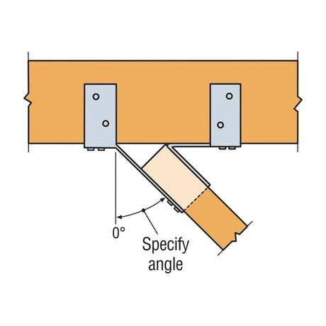 Simpson Strong-Tie HU212TF (2" x 12") 12 Gauge Galvanized Heavy Top-Flange Joist Hanger - 4