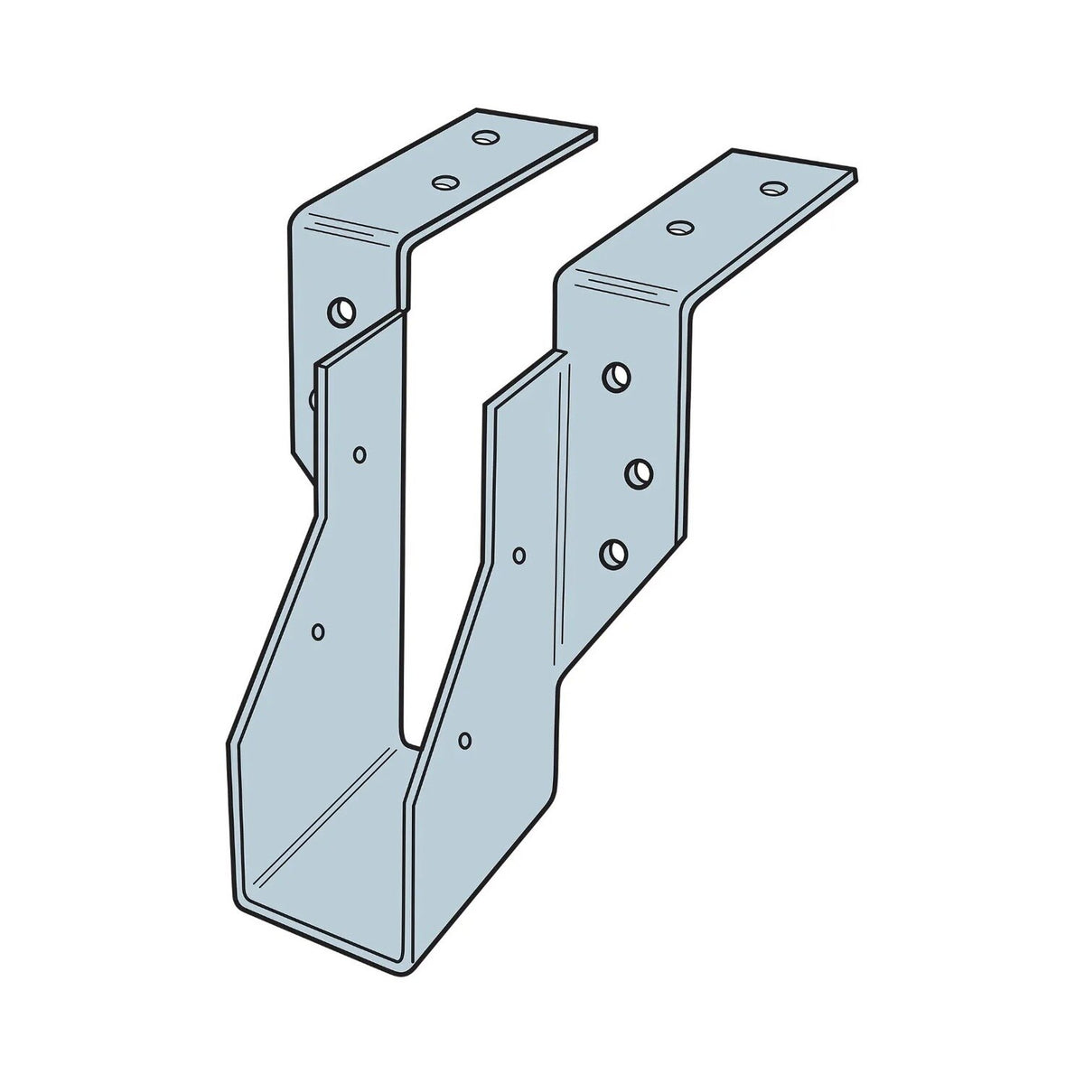 Simpson Strong-Tie HU26TF (2" x 6") 12 Gauge Galvanized Heavy Top-Flange Joist Hanger - 2