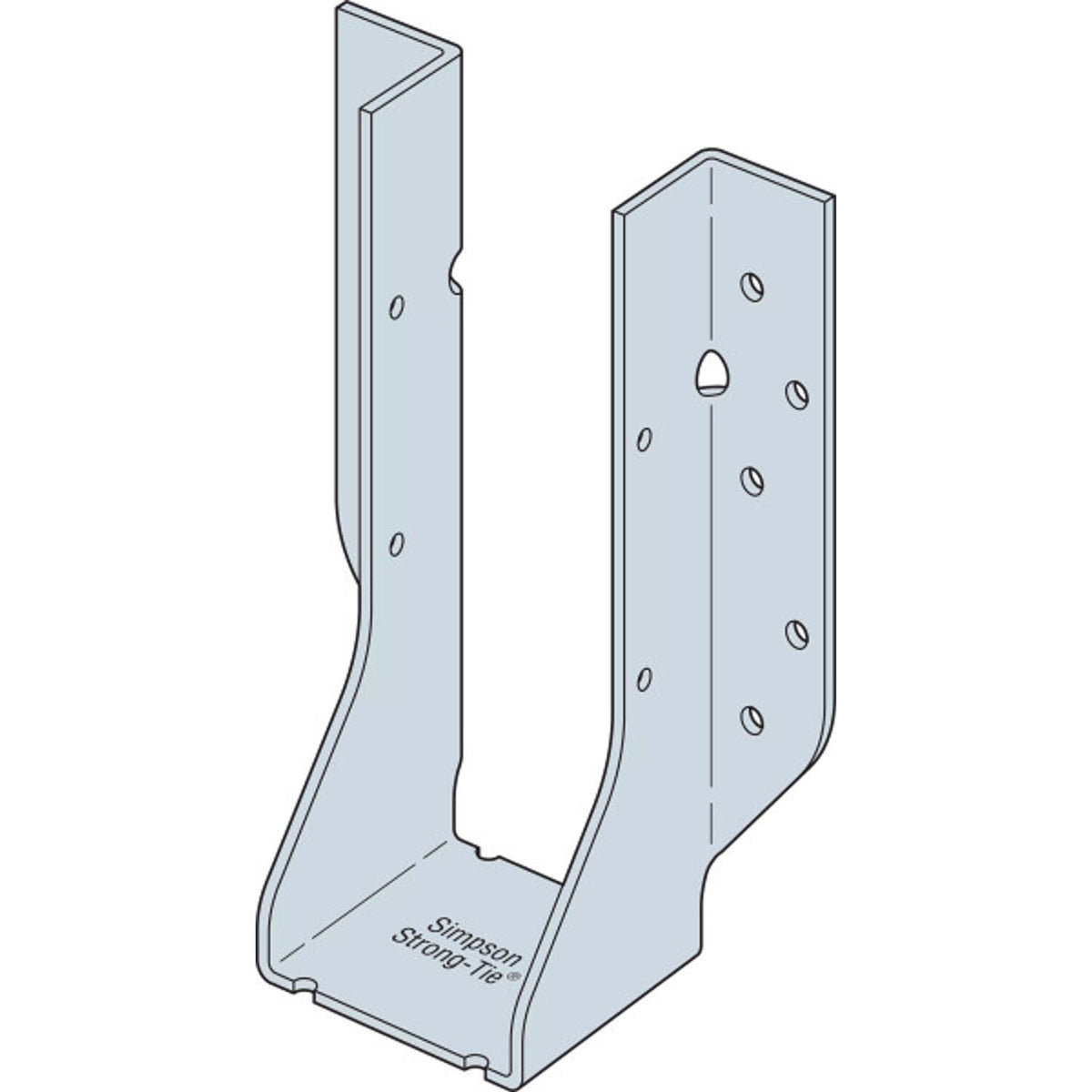 Simpson Strong-Tie HU410SS Stainless-Steel Face-Mount Joist Hanger for 4x10 - Heavy-Duty Corrosion Resistant Connector - 3
