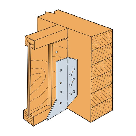 Simpson Strong-Tie HU7 (1-3/4" x 7-1/4") Galvanized Face-Mount Joist Hanger for Engineered Wood - 2