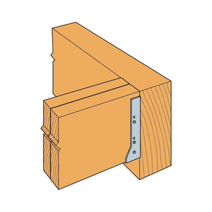 Simpson Strong-Tie HUC210-2Z (Double 2" x 10") Concealed Double Face Mount Joist Hanger - 4
