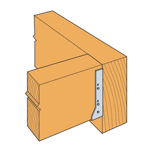 Simpson Strong-Tie HUC210-2 (Double 2" x 10") 14Ga Heavy-Duty Galvanized Concealed-Flange Face-Mount Joist Hanger - 4
