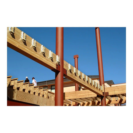 Simpson Strong-Tie HUC210-2 (Double 2" x 10") 14Ga Heavy-Duty Galvanized Concealed-Flange Face-Mount Joist Hanger - 9