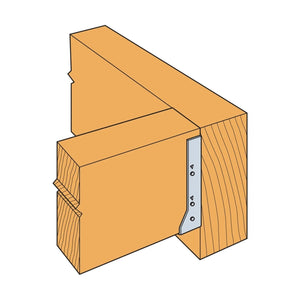 Simpson Strong-Tie HUC410SS (8-3/8") 14Ga Heavy Concealed-Flange Face-Mount Joist Hanger - Stainless Steel - 5