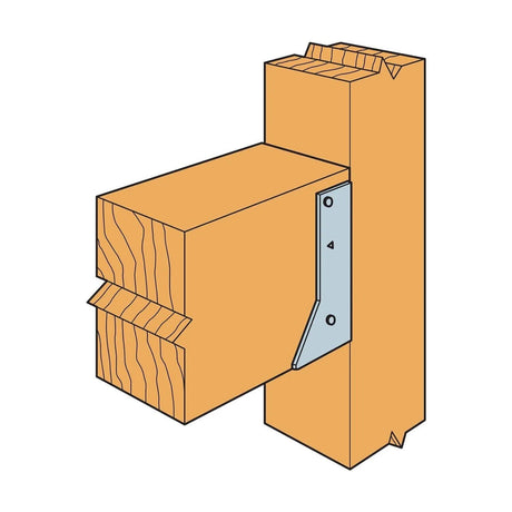 Simpson Strong-Tie HUC46Z (4-3/4") 14Ga Heavy Galvanized Concealed-Flange Face-Mount Joist Hanger - 3