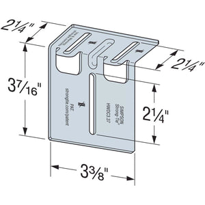 Simpson Strong-Tie HWDC3.37-KT25 (3-3/8") Head-of-Wall Drift-Clip Connector (25 Pack) - 2