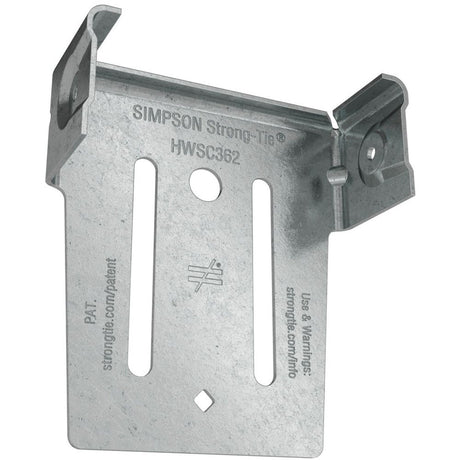Simpson Strong-Tie HWSC362-KT (3-7/16") Head-of-Wall Slide-Clip Connector with Screws (50 Pack)