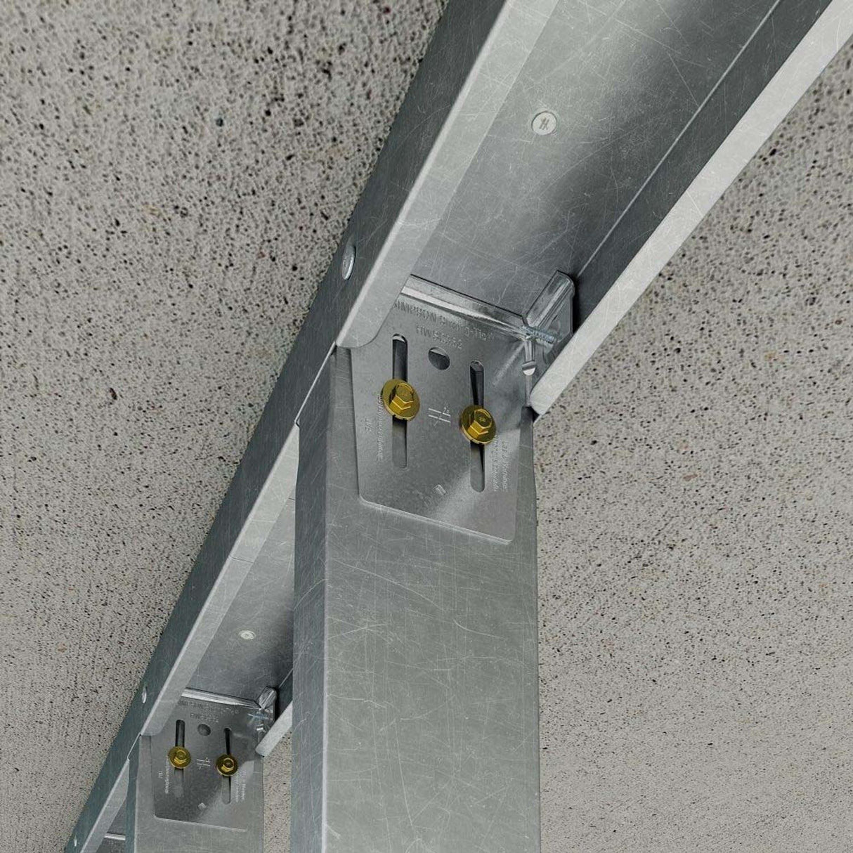 Simpson Strong-Tie HWSC362-KT (3-7/16") Head-of-Wall Slide-Clip Connector with Screws (50 Pack) - 3
