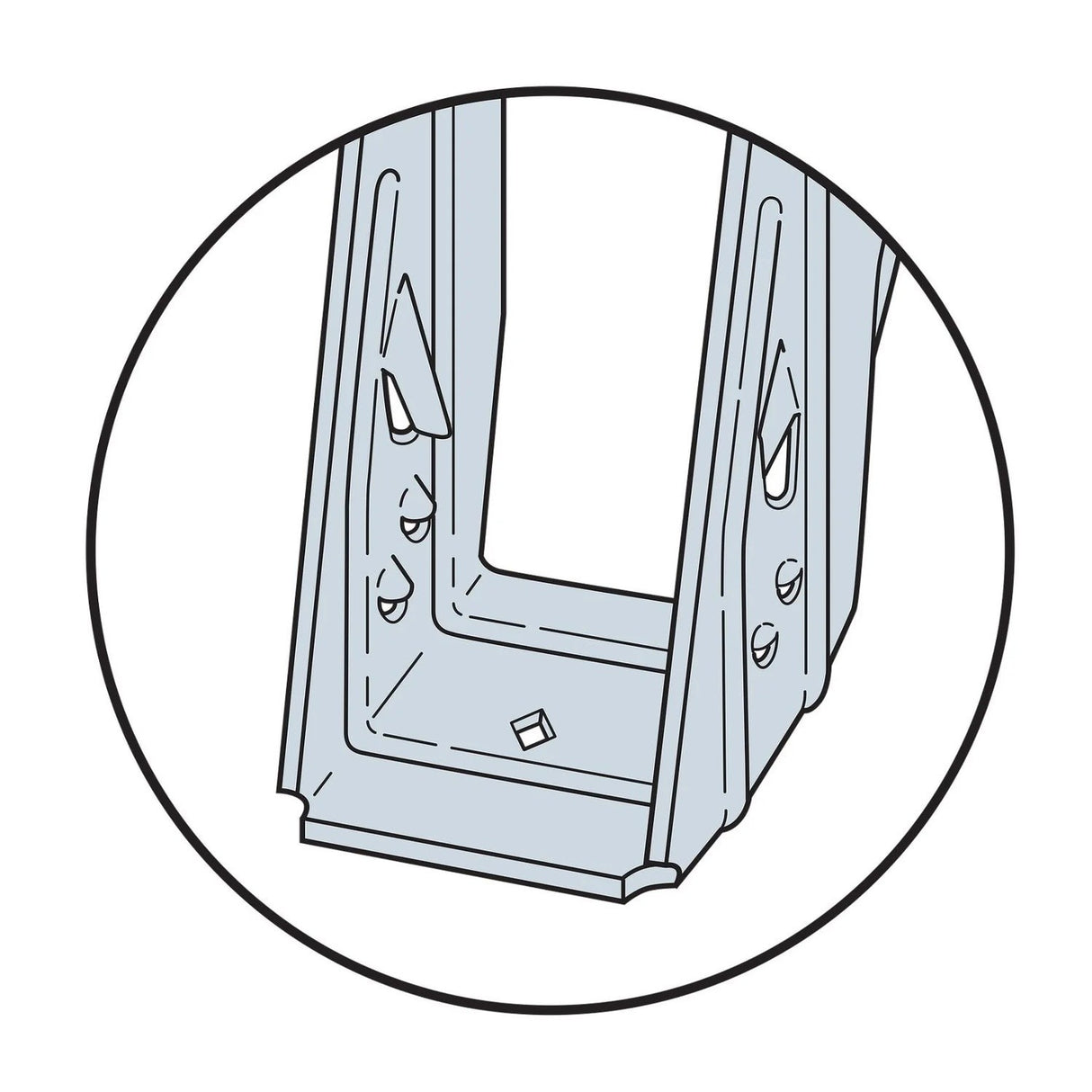 Simpson Strong-Tie ITS2.06/11.88 (2" x 11-7/8") Top Flange I-Joist Hanger - G90 Galvanized - 3