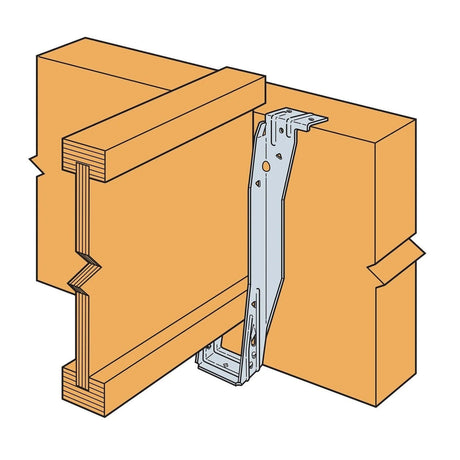 Simpson Strong-Tie ITS2.37/16 (2-5/16" x 16") Galvanized Top-Flange Joist Hanger for Engineered Wood - 6