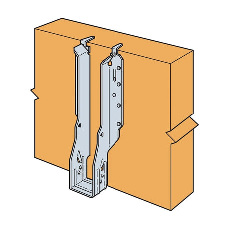 Simpson Strong-Tie IUS3.56/11.88 (3-1/2" x 11-7/8") Galvanized Face-Mount Joist Hanger for Engineered Wood - 4