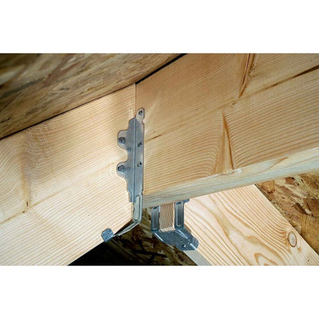 Simpson Strong-Tie LRU210Z (8-3/16") 18 Gauge Slopeable Fce-Mount Light Rafter U Hanger for 2x10 - 3