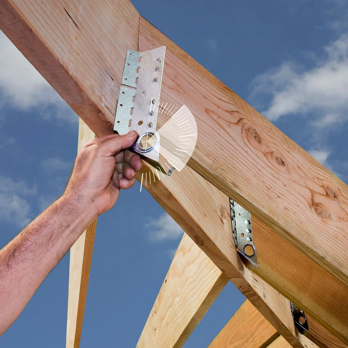 Simpson Strong-Tie LSSJ26LZ Left Side Field Adjustable Jack Hanger - ZMAX Finish - 2