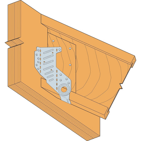 Simpson Strong-Tie LSSR2.37Z (2-5/16") 18Ga Light Slopeable/Skewable Rafter Hanger - ZMAX Finish - 5