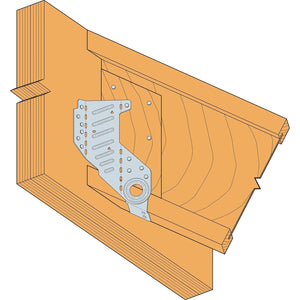 Simpson Strong-Tie LSSR2.56Z (2-1/2") 18Ga Light Slopeable/Skewable Rafter Hanger - ZMAX Finish - 6