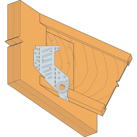 Simpson Strong-Tie LSSR410Z (3-1/2") 18Ga Light Slopeable/Skewable Rafter Hanger for 4x - 6