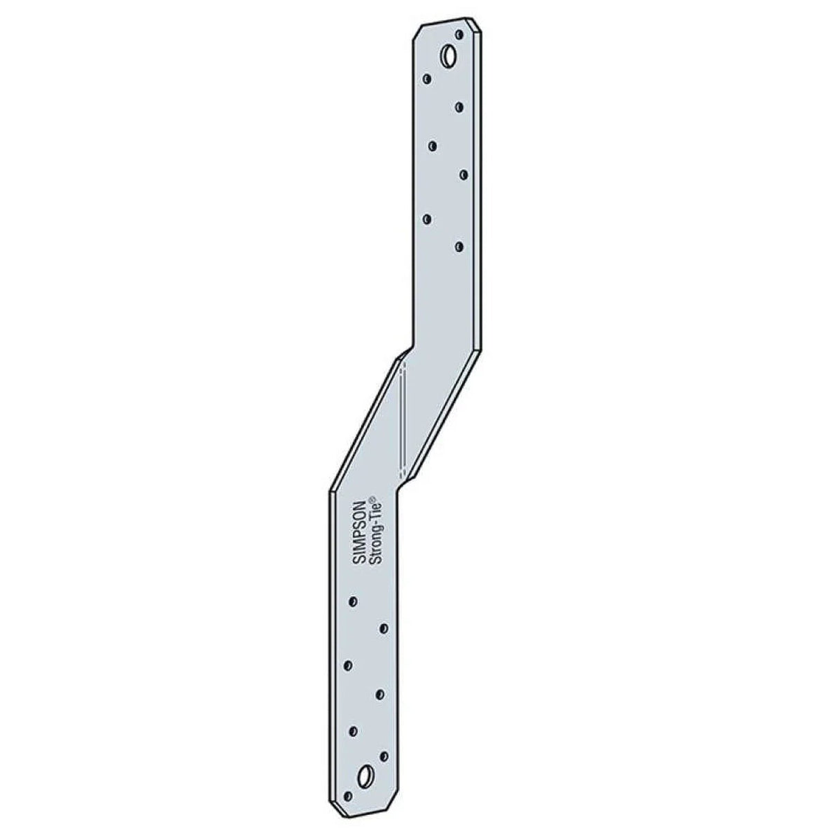 Simpson Strong-Tie LTS12 (12") 18-Gauge Galvanized Twist Strap - 2