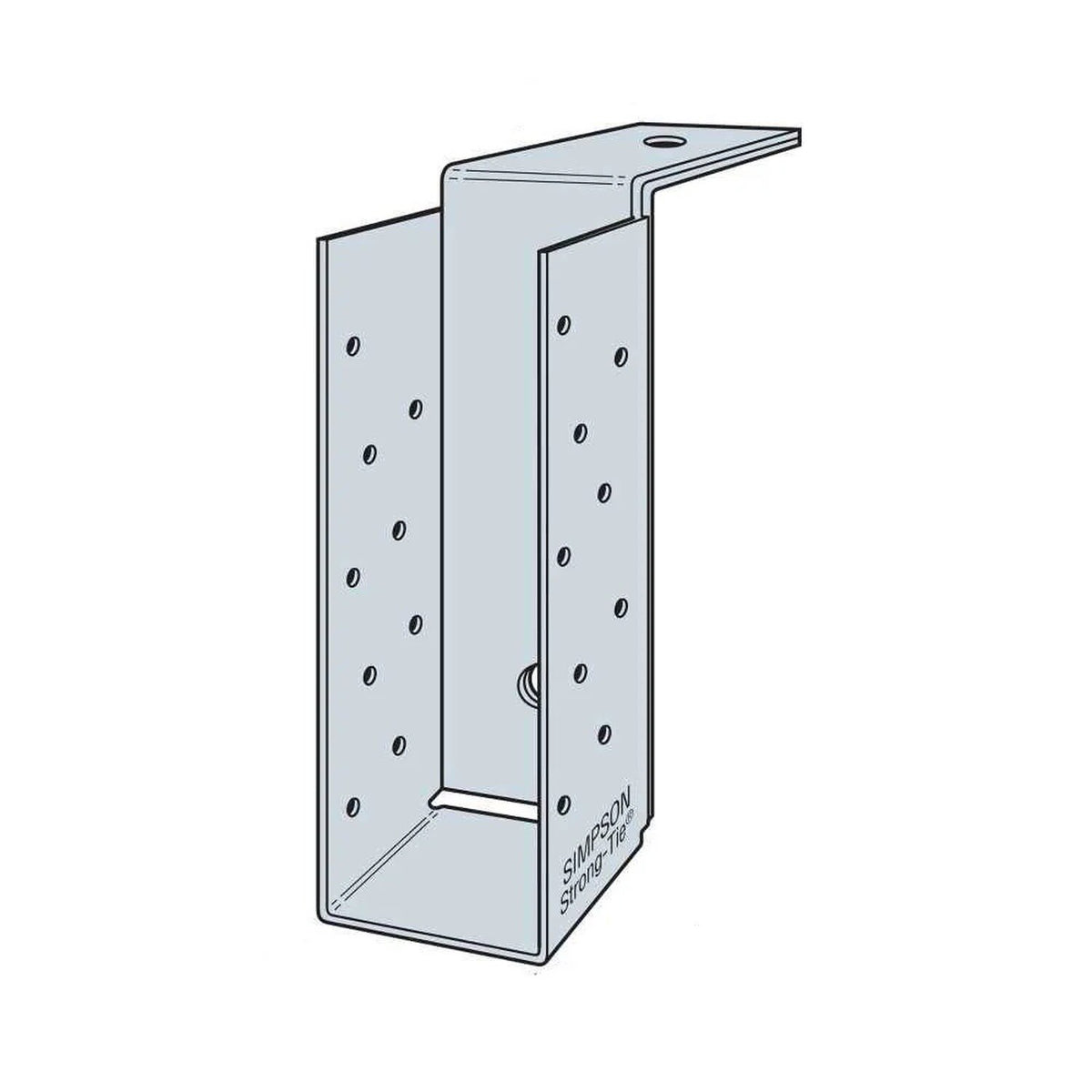 Simpson Strong-Tie MBHA3.56/7.25 (3-9/16" x 1-1/4") Concrete and Masonry Top-Flange Hanger